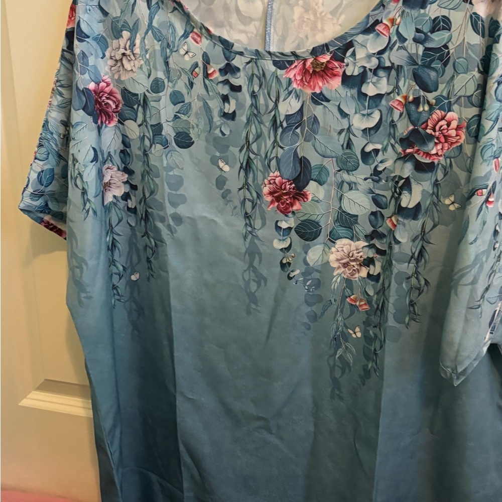 Beautiful blue blouse